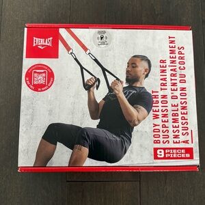 Everlast Fit Body Weight Suspension Trainer Full Body Home Workout & Pilates